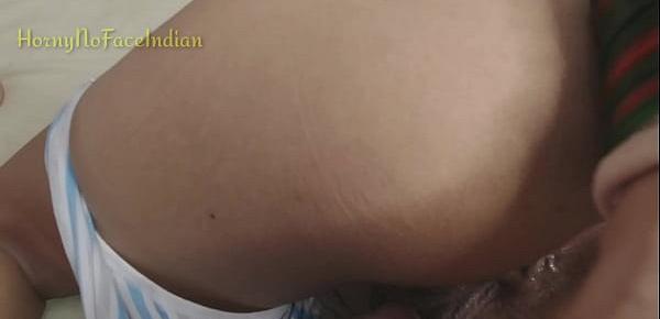  Indian horny girl let neighbour destroy her tight pussy.